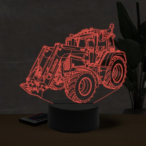 Beling 3D lampa, Fendt 412 front loader,16 farebná U21
