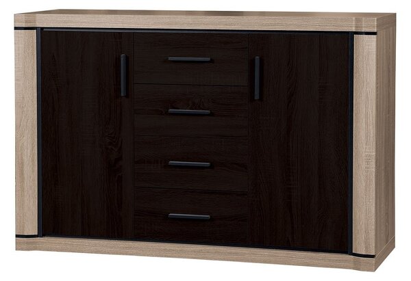 Mirjan24 Komoda Xavier XV-5, Farby:: dub trufel 5902928800036