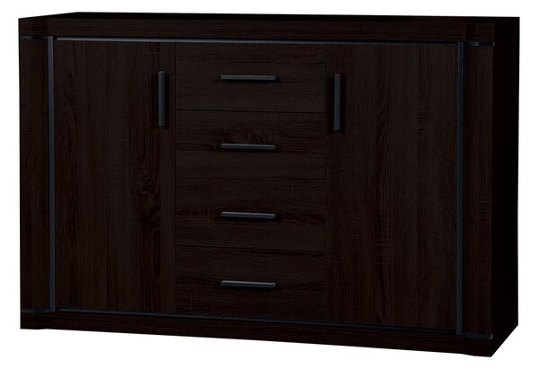 Mirjan24 Komoda Xavier XV-5, Farby:: dub trufel 5902928800036
