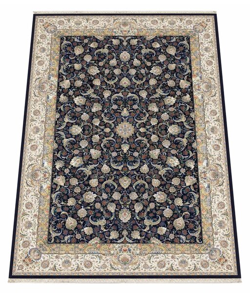 BE Koberec Sultan 1200 Dark Blue – modrý obdĺžnikový Rozmer: 150x225 cm