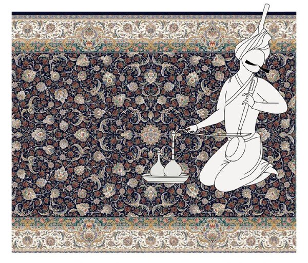 BE Koberec Sultan 1200 Dark Blue – modrý obdĺžnikový Rozmer: 150x225 cm