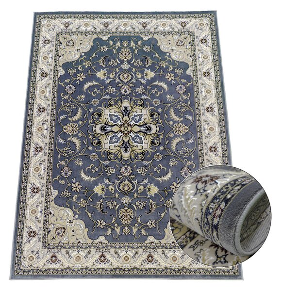 BE Koberec Shahrazad 4800 Grey – sivý obdĺžnikový Rozmer: 280x370 cm
