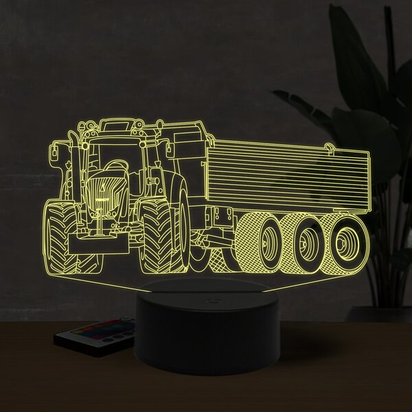 Beling 3D lampa, Fendt 1050 whit trailer,16 farebná U29