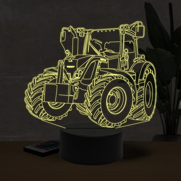 Beling 3D lampa, Fendt 724,16 farebná U27