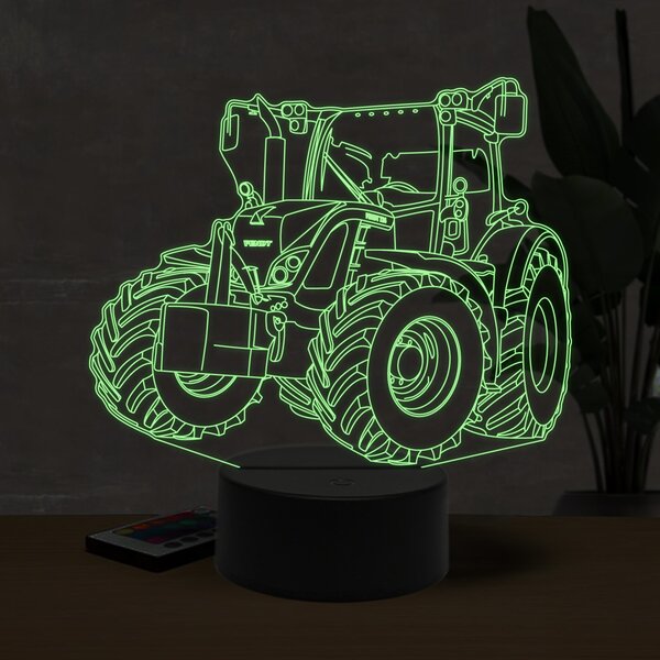 Beling 3D lampa, Fendt 724,16 farebná U27