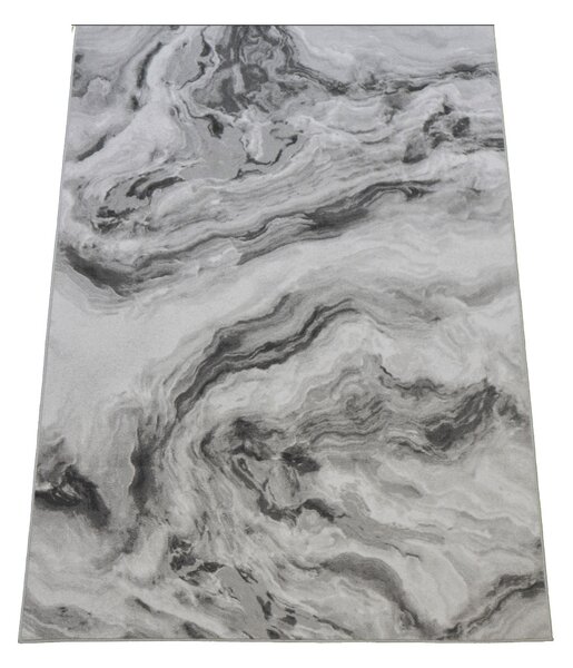 Koberec Accra 6506 Grey – sivý obdĺžnikový koberec s vzorom Rozmer: 60x100 cm
