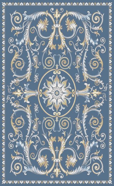 Koberec Lille 2021 NAVY – námornícky modrý obdĺžnik 120–240 cm Rozmer: 120x180 cm
