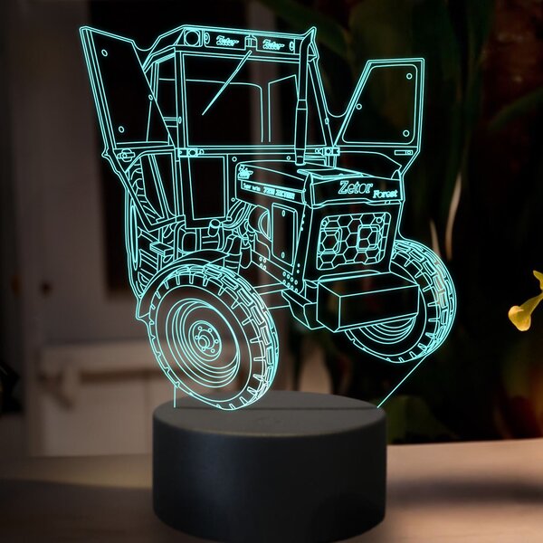 Beling 3D lampa,Zetor 7211,16 farebná U34