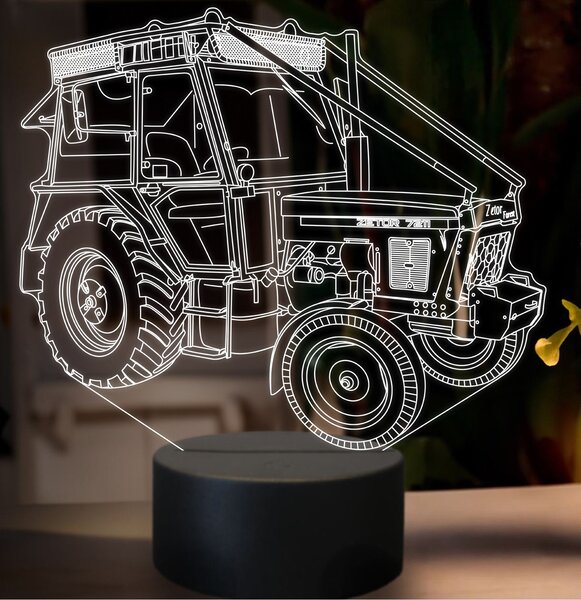 Beling 3D lampa,Zetor 7211 model 2, 16 farebná U41