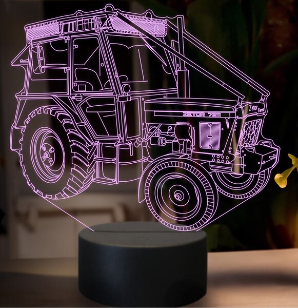 Beling 3D lampa,Zetor 7211 model 2, 16 farebná U41