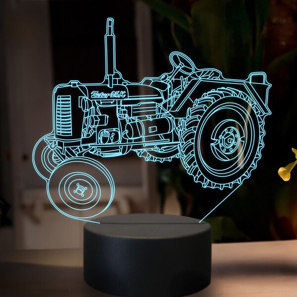 Beling 3D lampa,Zetor 25K, 16 farebná U36