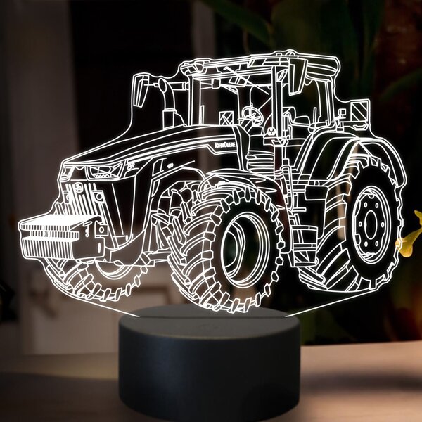 Beling 3D lampa,John deere 8R 410,16 farebná U35