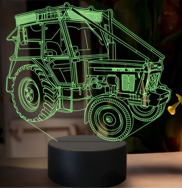 Beling 3D lampa,Zetor 7211 model 2, 16 farebná U41