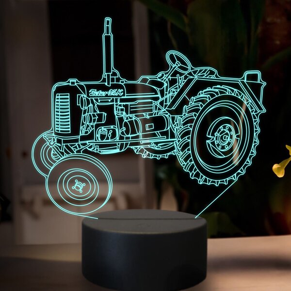 Beling 3D lampa,Zetor 25K, 16 farebná U36