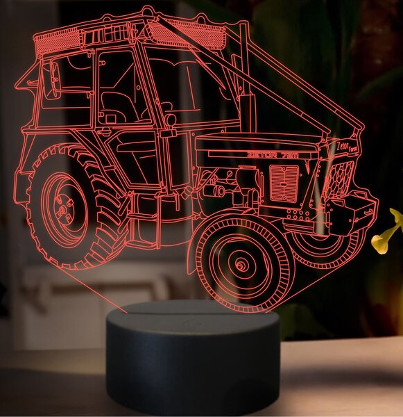 Beling 3D lampa,Zetor 7211 model 2, 16 farebná U41