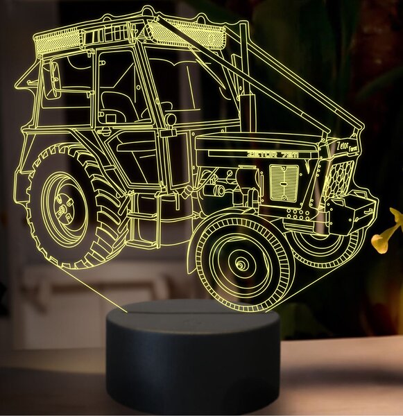 Beling 3D lampa,Zetor 7211 model 2, 16 farebná U41
