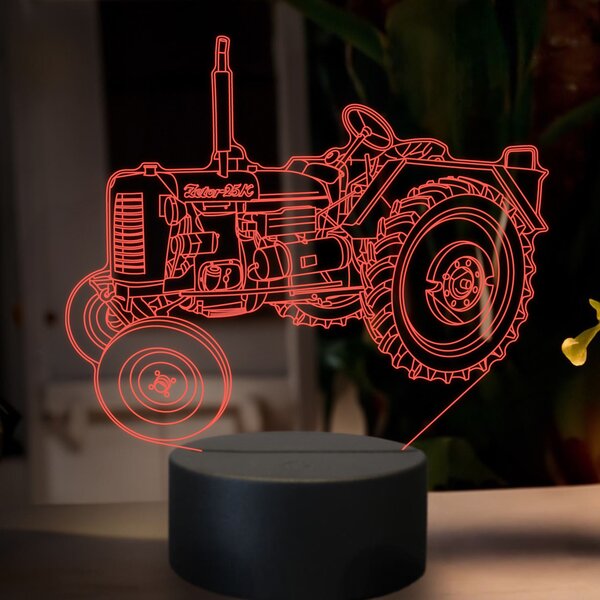 Beling 3D lampa,Zetor 25K, 16 farebná U36