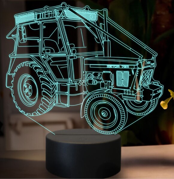Beling 3D lampa,Zetor 7211 model 2, 16 farebná U41