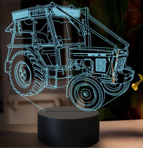 Beling 3D lampa,Zetor 7211 model 2, 16 farebná U41