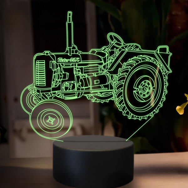 Beling 3D lampa,Zetor 25K, 16 farebná U36