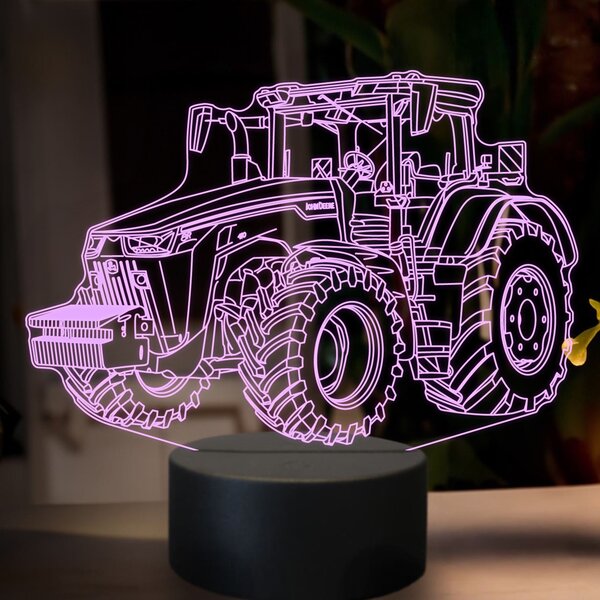 Beling 3D lampa,John deere 8R 410,16 farebná U35
