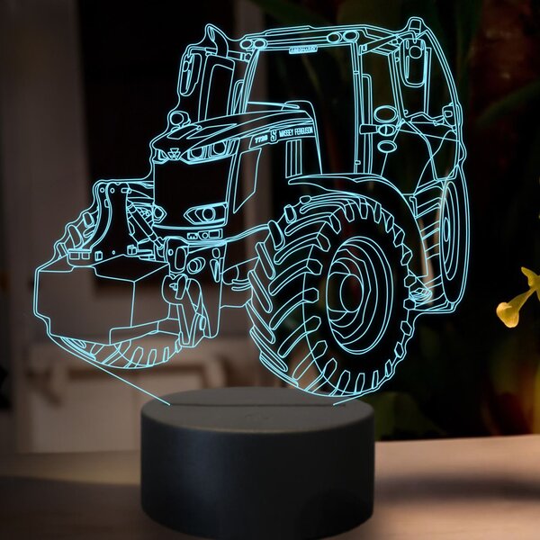 Beling 3D lampa, Massey Ferguson 7726, 16 farebná U38