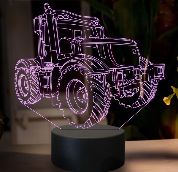 Beling 3D lampa,JCB fastrac 3200, 16 farebná U40