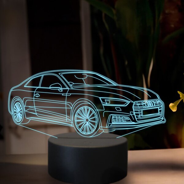 Beling 3D lampa, audi A5 couple s line 2015,7 farebná, VBN22