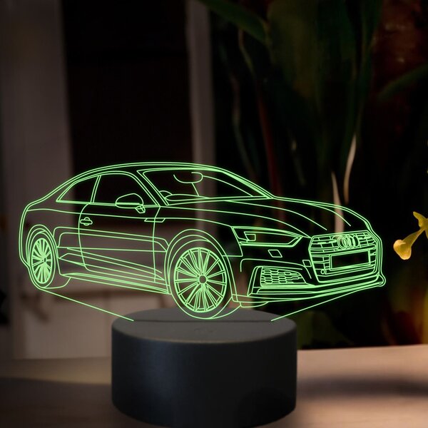 Beling 3D lampa, audi A5 couple s line 2015,7 farebná, VBN22
