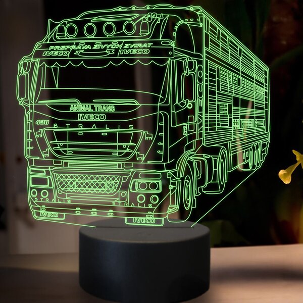 3D lampa, iveco stralis 430 animal trans2,16 barebná K46