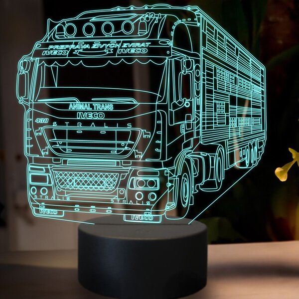 3D lampa, iveco stralis 430 animal trans2,16 barebná K46