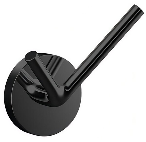Emco Round - Dvojitý háčik 40 mm, montáž pomocou lepenia alebo vŕtania, čierna 437513301