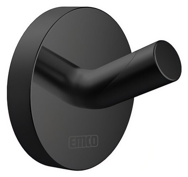Emco Round - Háčik 40 mm, montáž pomocou lepenia alebo vŕtania, čierna 437513300