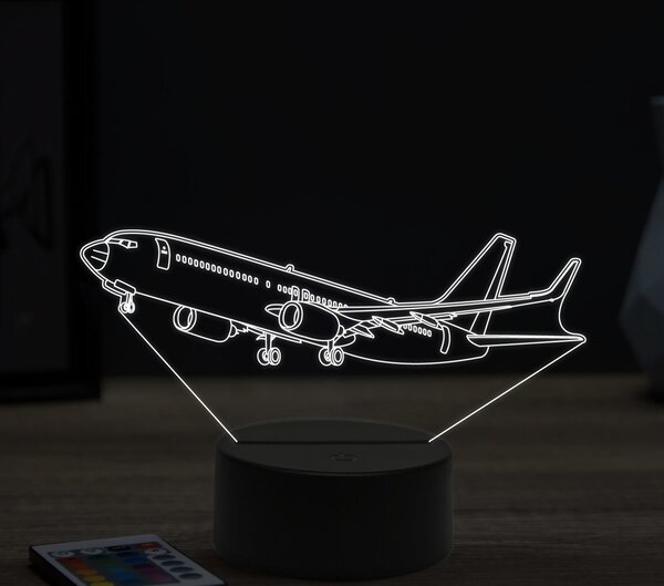 Beling 3D lampa, Boeing 7471, 16 farebná ULA2