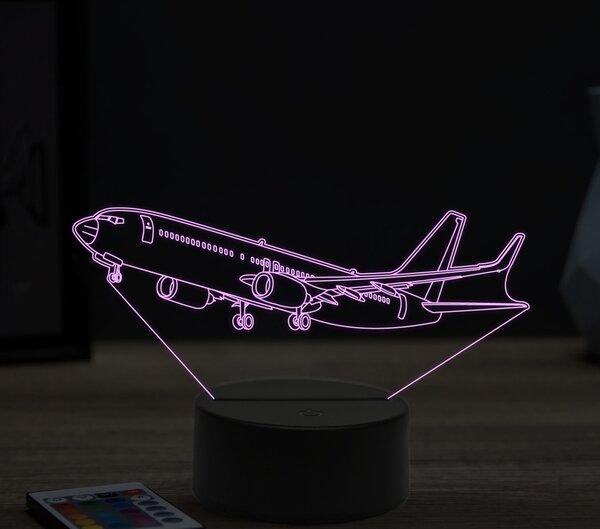 Beling 3D lampa, Boeing 7471, 16 farebná ULA2