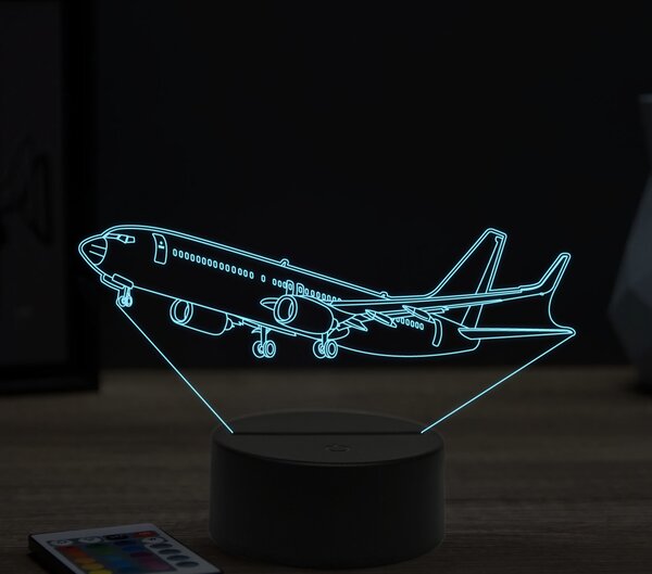 Beling 3D lampa, Boeing 7471, 16 farebná ULA2