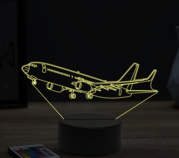 Beling 3D lampa, Boeing 7471, 16 farebná ULA2