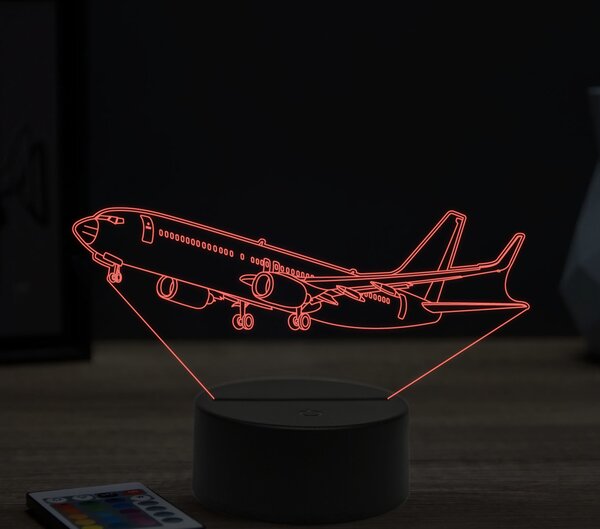 Beling 3D lampa, Boeing 7471, 16 farebná ULA2