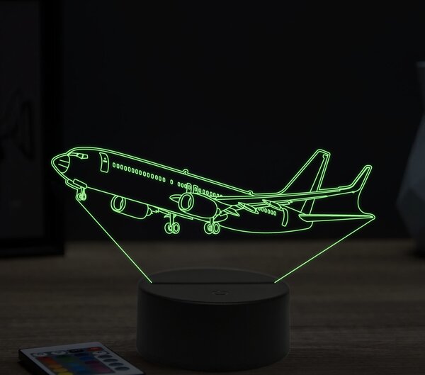 Beling 3D lampa, Boeing 7471, 16 farebná ULA2