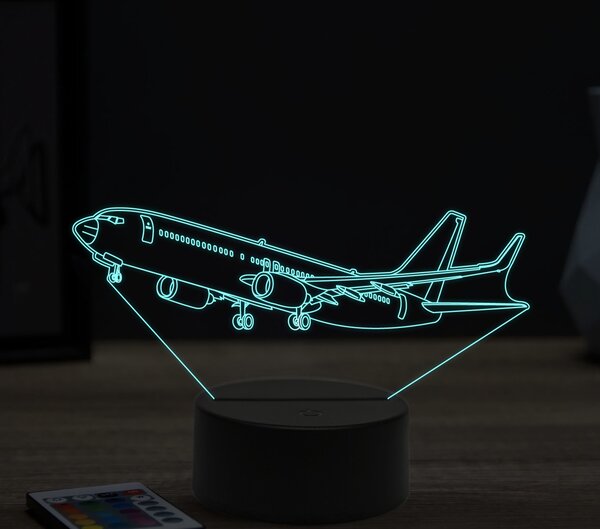 Beling 3D lampa, Boeing 7471, 16 farebná ULA2