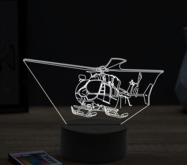 Beling 3D lampa, Eurocopter EC 145, 16 farebná ULA8