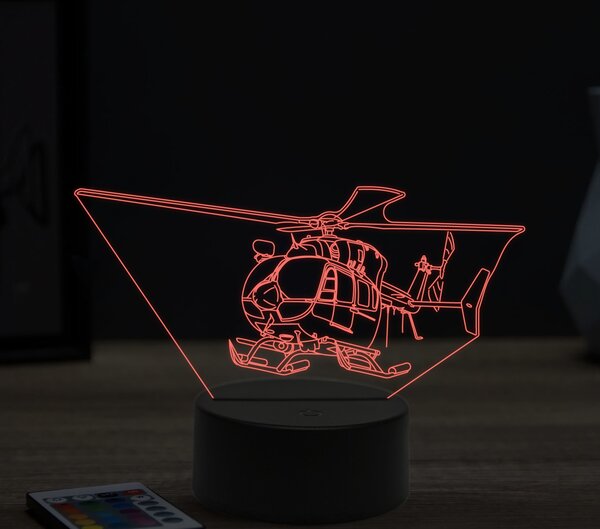 Beling 3D lampa, Eurocopter EC 145, 16 farebná ULA8