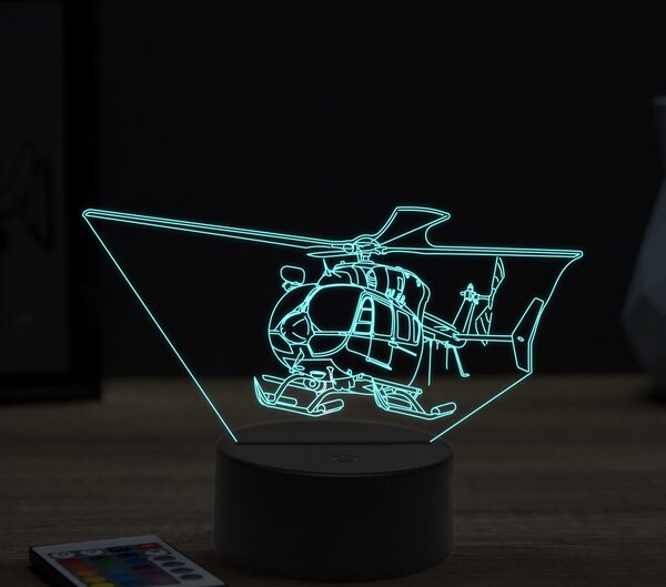 Beling 3D lampa, Eurocopter EC 145, 16 farebná ULA8
