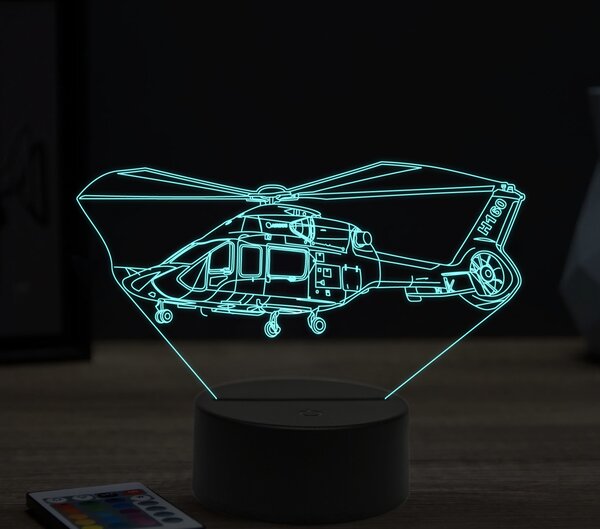 Beling 3D lampa, Airbus-H160, 16 farebná ULA9