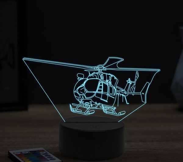 Beling 3D lampa, Eurocopter EC 145, 16 farebná ULA8