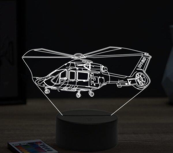 Beling 3D lampa, Airbus-H160, 16 farebná ULA9