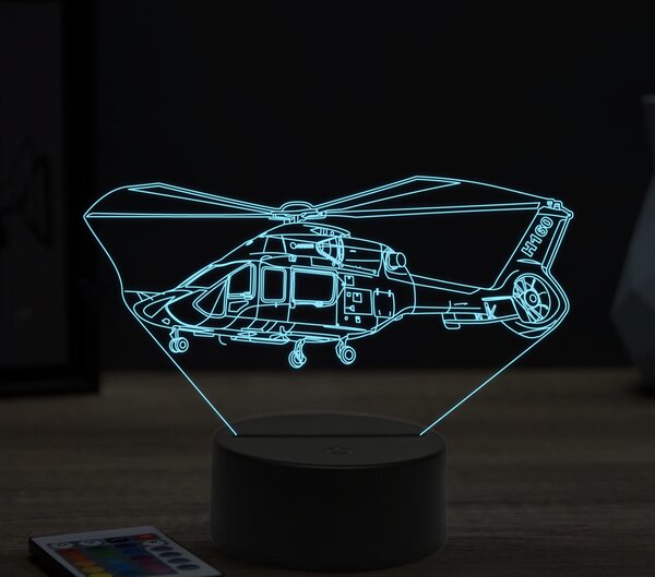 Beling 3D lampa, Airbus-H160, 16 farebná ULA9