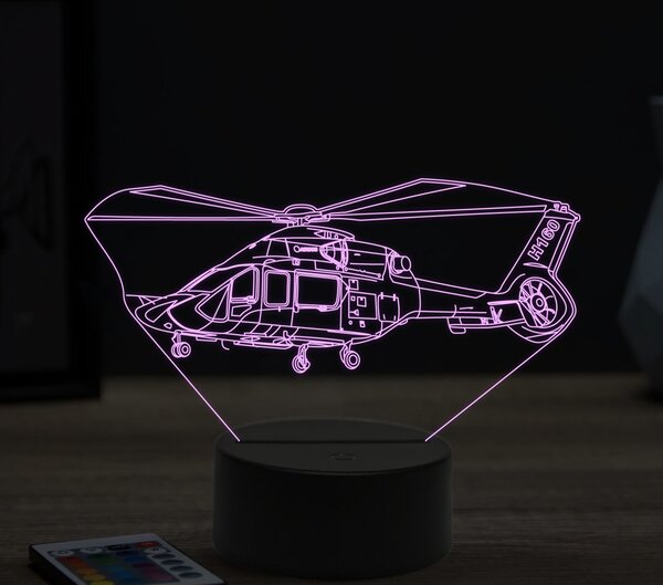 Beling 3D lampa, Airbus-H160, 16 farebná ULA9