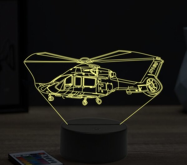 Beling 3D lampa, Airbus-H160, 16 farebná ULA9