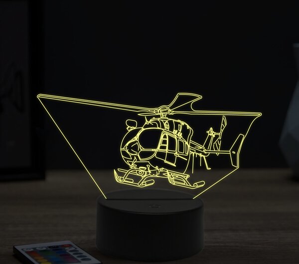 Beling 3D lampa, Eurocopter EC 145, 16 farebná ULA8